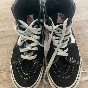 Black high top vans